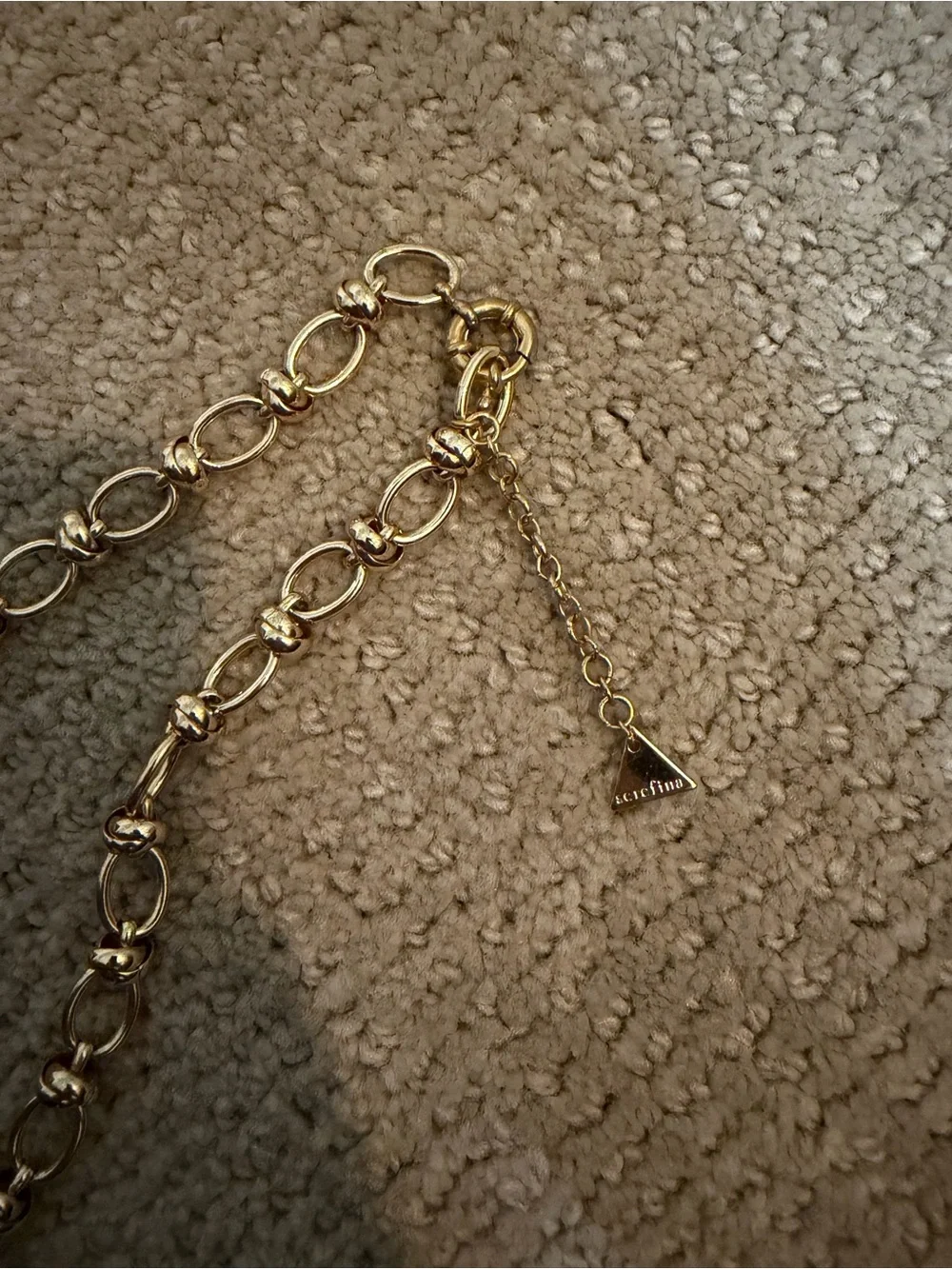 Madewell Polished Gold Link Necklace